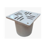 PORTAREJILLA 12 X 12 REJA METALICA ACANALADA 105ø  AWADUCT