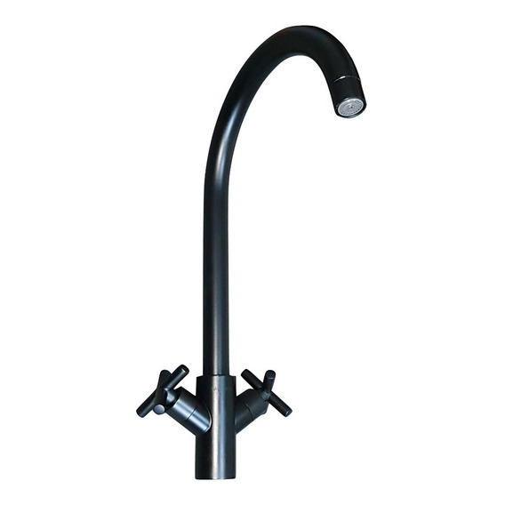 MOZART 7077 MEZCLADORA BOSTON NEGRA BAÑO/COCINA