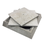 TAPA CAMARA CEMENTO 30 LISA