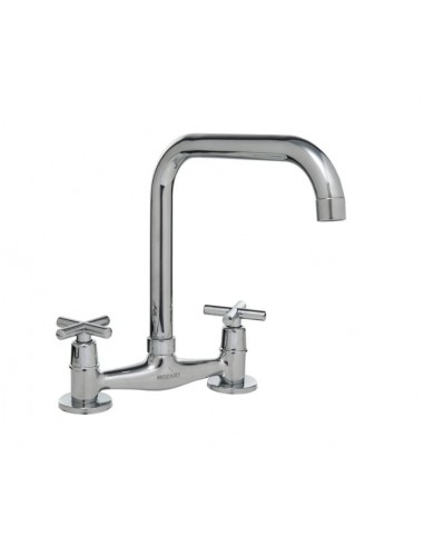 MOZART 9577 MEZCLADORA MESADA CIERRE CERAMICO PICO L GRUESO
