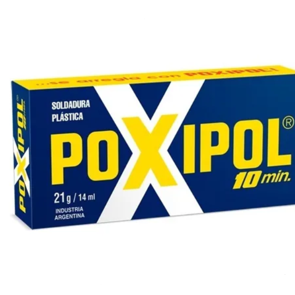 POXIPOL 10 min chico metal gris 14 ml