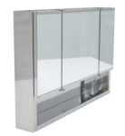 DHIN BOTIQUIN 3 PUERTAS CON REPISA 60 X 40 X 8 HD3