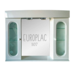 EUROPLAC BOTIQUIN C/ESPEJO 2 LUCES 2 PUERTAS 76 X 60 - 107