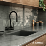 MOZART 7085 SEUL MEZCL. MONOCOMANDO PARED NEGRA C/PICO FLEX - Imagen 2