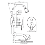 FV ARIZONA MONOC. DUCHA C/TRANSFERENCIA EMB - 0106/B1-CR - Imagen 2