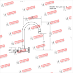 MOZART 7074 TEXAS MEZCLADORA PARED "PICO J" C/C NEGRA - Imagen 3