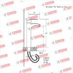 MOZART 7418 VITRA MONOCOMANDO LAVATORIO ALTA NEGRA - Imagen 3