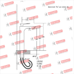 MOZART 7281 KIEV MONOCOMANDO LAVATORIO ALTA NEGRA - Imagen 2