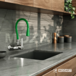 MOZART 9095 SEUL MEZCL. MONOCOMANDO PARED CROMO C/PICO FLEX - Imagen 3