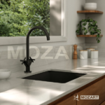 MOZART 7077 BOSTON MONOBLOCK MESADA ALTA NEGRA - Imagen 2