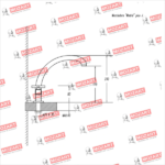 MOZART 8577 MADRID MEZCLADORA MESADA PICO CISNE C/C CROMO - Imagen 3