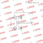 MOZART 9587 MADRID MEZCLADORA PARED "PICO U" C/C CROMO - Imagen 3