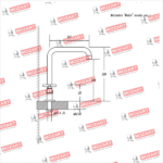 MOZART 9577 MADRID MEZCLADORA MESADA "PICO L" C/C CROMO - Imagen 3