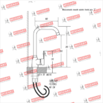 MOZART 9183 MADRID MONOCOMANDO MESADA "PICO L" CROMO - Imagen 3