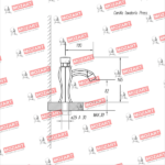 MOZART 7157 BERNA LAVATORIO CIERRE AUTOMATICO NEGRA - Imagen 3