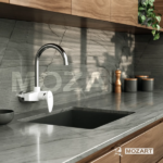 MOZART 7152 DOHA MONOCOMANDO PARED ABS BLANCA "PICO J" - Imagen 2