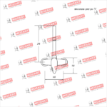 MOZART 7152 DOHA MONOCOMANDO PARED ABS BLANCA "PICO J" - Imagen 4