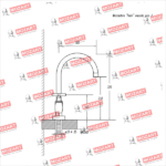 MOZART 7273 PEKIN MEZCLADORA MESADA ABS NEGRA "PICO J" CROMO - Imagen 3