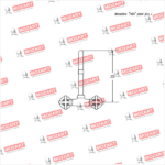 MOZART 7274 PEKIN MEZCLADORA PARED ABS NEGRA "PICO J" CROMO - Imagen 3