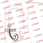 MOZART 9800 MONOBLOCK MESADA "PICO L" CROMO - Imagen 2