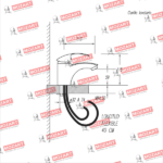 MOZART 9407 VITRA MONOCOMANDO LAVATORIO BAJA CROMO - Imagen 2