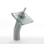 MOZART 9297 CASCADA VIDRIO MONOC. LAVATORIO CUADRADA ALTA CR