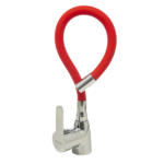 MOZART 8363 SEUL MONOCOMANDO MESADA CROMO C/PICO FLEX COLOR - Imagen 4