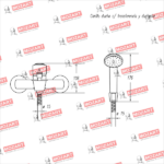 MOZART 9408 VITRA MONOCOMANDO DUCHA C/TRANSF ABS CROMO - Imagen 3