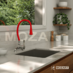 MOZART 9085 SEUL MEZCL. MONOCOMANDO MESADA CROMO C/PICO FLEX - Imagen 5