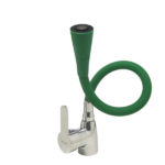 MOZART 8221 SEUL MONOCOMANDO MESADA CROMO C/PICO FLEX COLOR - Imagen 2