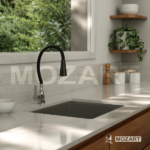 MOZART 8221 SEUL MONOCOMANDO MESADA CROMO C/PICO FLEX COLOR - Imagen 7