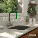 MOZART 9481 SEUL MEZCLADORA MESADA CROMO C/PICO FLEX COLOR - Imagen 3