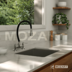 MOZART 9481 SEUL MEZCLADORA MESADA CROMO C/PICO FLEX COLOR - Imagen 7