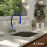 MOZART 9481 SEUL MEZCLADORA MESADA CROMO C/PICO FLEX COLOR - Imagen 13