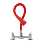 MOZART 9481 SEUL MEZCLADORA MESADA CROMO C/PICO FLEX COLOR - Imagen 4