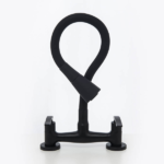 MOZART 7083 SEUL MEZCLADORA MESADA NEGRA C/PICO FLEX CONO