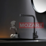 MOZART 7353 TOKIO MONOCOMANDO MESADA "PICO L" NEGRA - Imagen 2