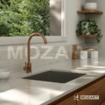 MOZART 7356 PRAGA MONOCOMANDO MESADA PICO BAR COBRE - Imagen 3