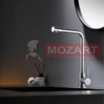 MOZART 7354 TOKIO MONOCOMANDO MESADA "PICO L" CROMO - Imagen 2