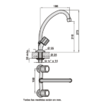 FV ALLEGRO MEZCL. COCINA MESADA - 0416/15-CR - Imagen 2