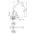 FV CALIFORNIA MEZCL. COCINA MESADA - 0416/17-CR - Imagen 2