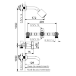 FV PETALO DUCHA C/TRANSFERENCIA EMB - 0103/M3P-CR - Imagen 2