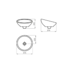 FERRUM BACHA TORI REDONDO 38 CM - L327K - Imagen 2