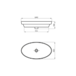 FERRUM BACHA APOYAR MILOS OVAL - L321K - Imagen 2