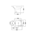 FERRUM BIDET ADRIATICA - BAM3J - Imagen 2