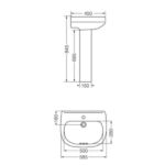 FERRUM LAVATORIO ADRIATICA - LAM1J - Imagen 2