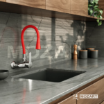 MOZART 9095 SEUL MEZCL. MONOCOMANDO PARED CROMO C/PICO FLEX - Imagen 5