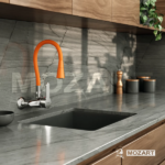 MOZART 9095 SEUL MEZCL. MONOCOMANDO PARED CROMO C/PICO FLEX - Imagen 9