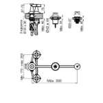 FV PETALO BIDET - 0295/M3P-CR - Imagen 2