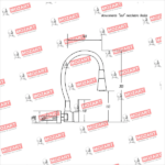 MOZART 9095 SEUL MEZCL. MONOCOMANDO PARED CROMO C/PICO FLEX - Imagen 14